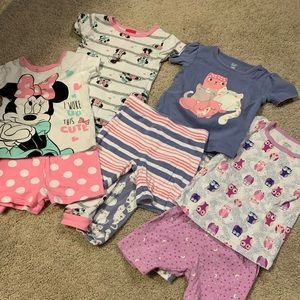 Matching Pajama Sets (4 Pair) Toddler Size 18M